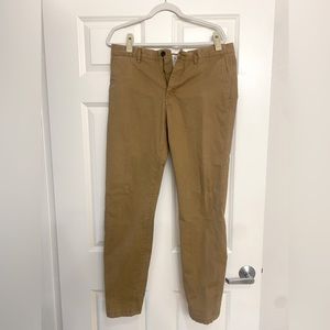H&M khaki skinny fit stretch pants